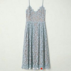 Lace Blue Dress